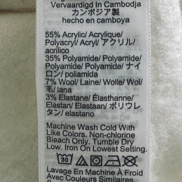 J.Crew Women’s Wrap Sweater Extra-Soft Wool Blend Ivory CE095 Size XL New - Picture 7 of 11